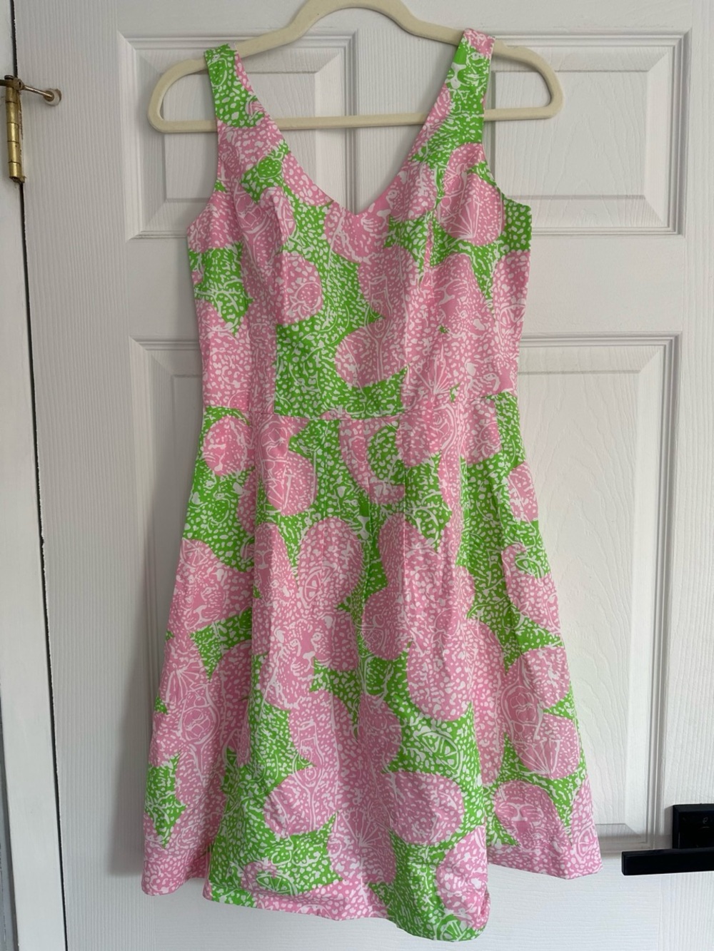 Pink & Green Floral Sundress